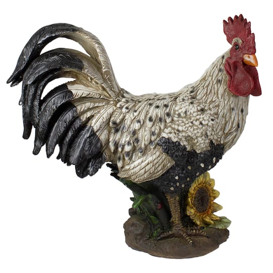 17" Standing Rooster Outdoor Garden Statue By Northlight | 17" x 7.5" x 18" | Michaels®